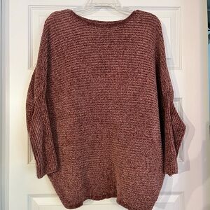 FAVLUX Dusty Pink Chenille Sweater